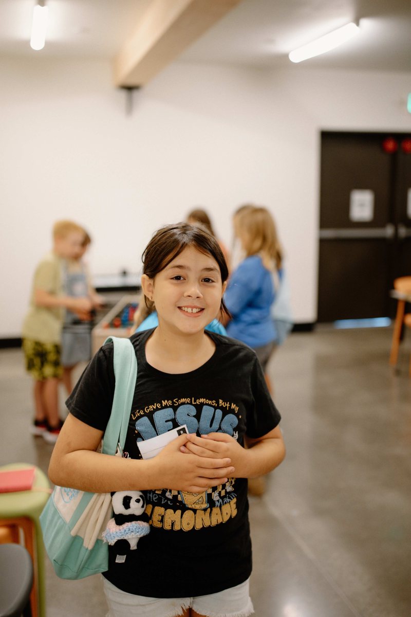 A smiling child at Rise Kids
